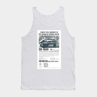 Classic Sunbeam Tiger car advert Tank Top